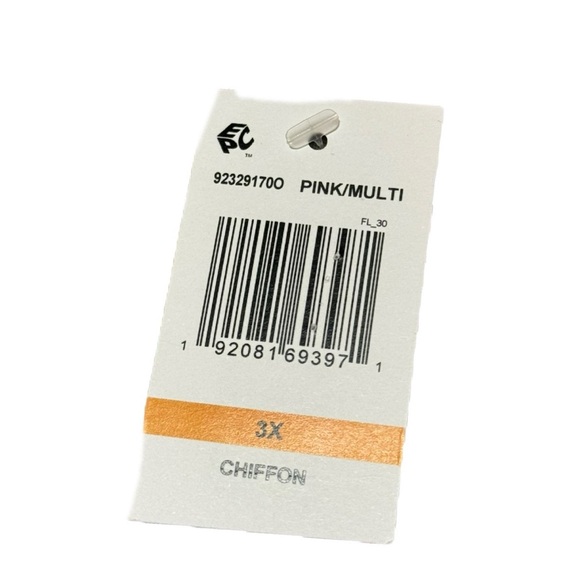 Msk Wemens Plus Size Floral-Print Flutter-Sleeve Midi Dress - Picture 5 of 5